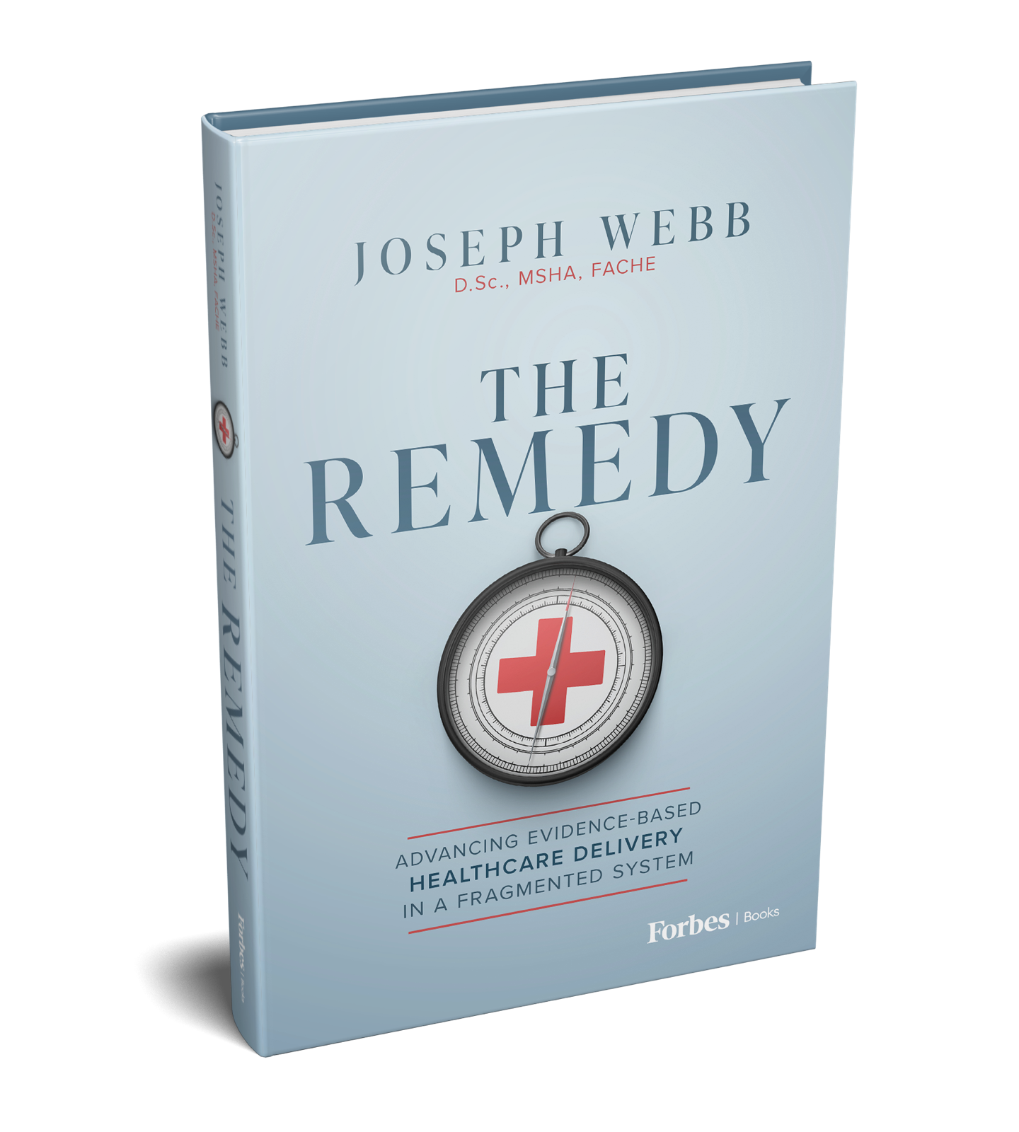 3D render of The Remedy book cover by Joseph Webb
